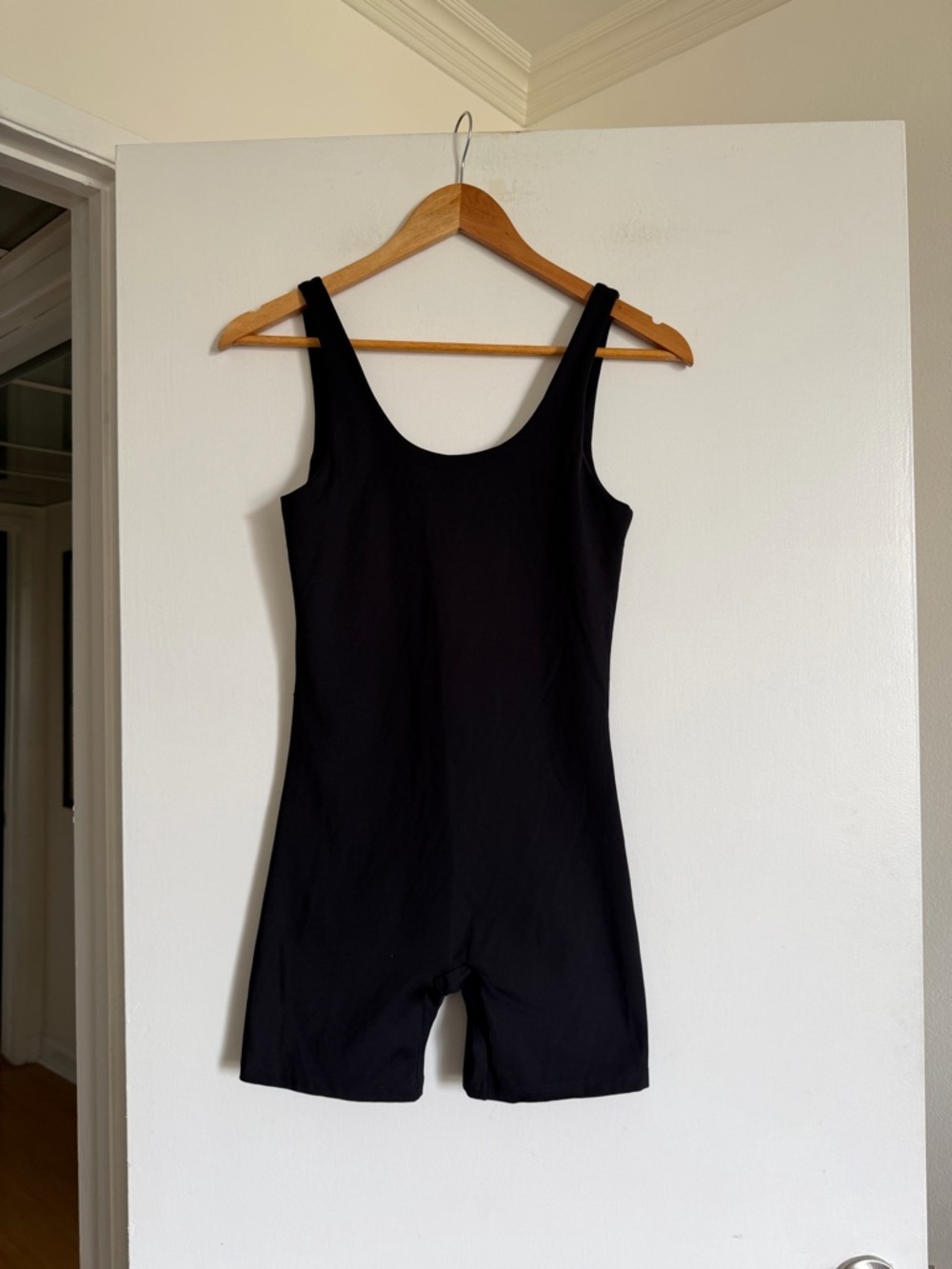 Girlfriend Collective Black Bike Unitard Jumper size Medium EUC - Picture 7 of 11